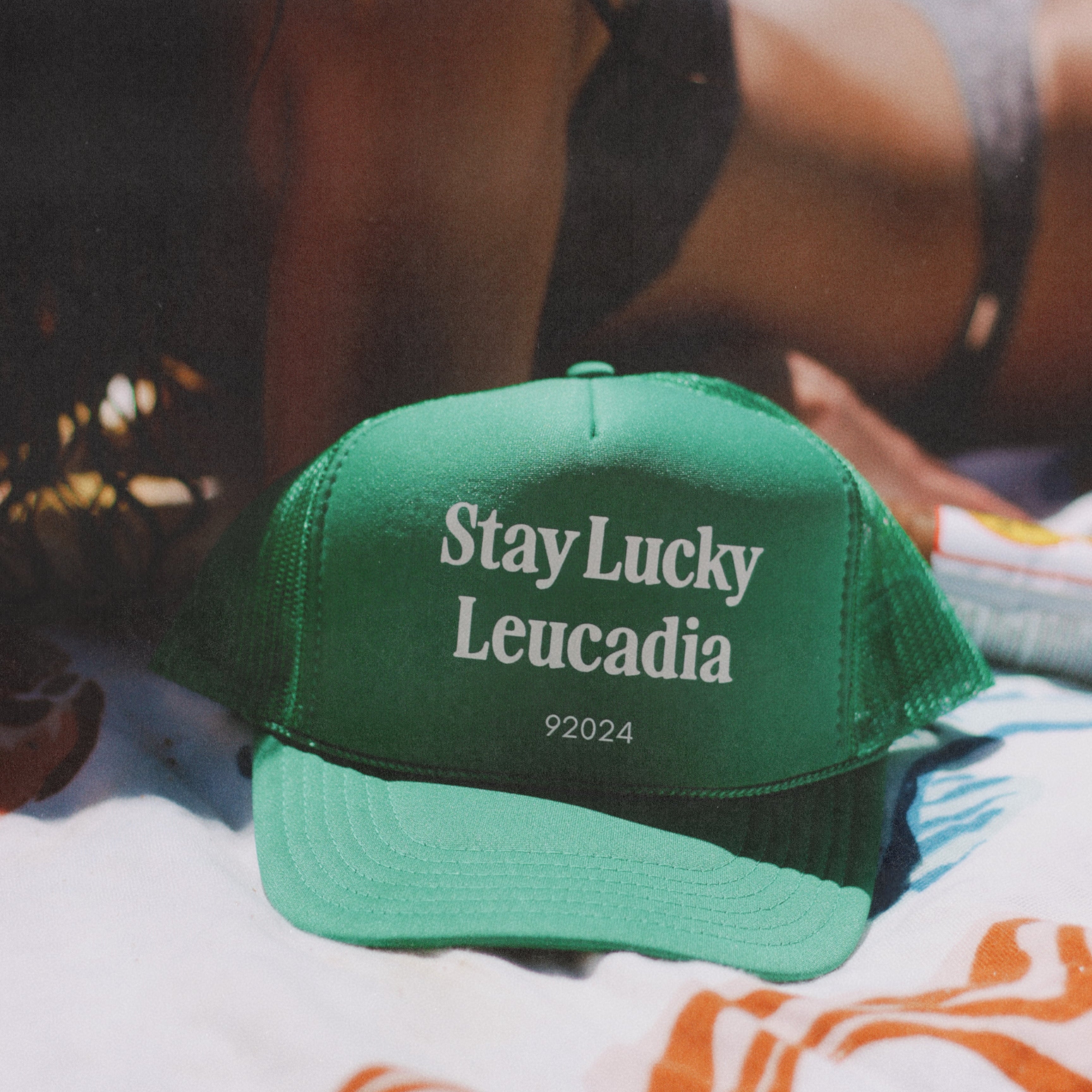 Stay Lucky Leucadia Trucker